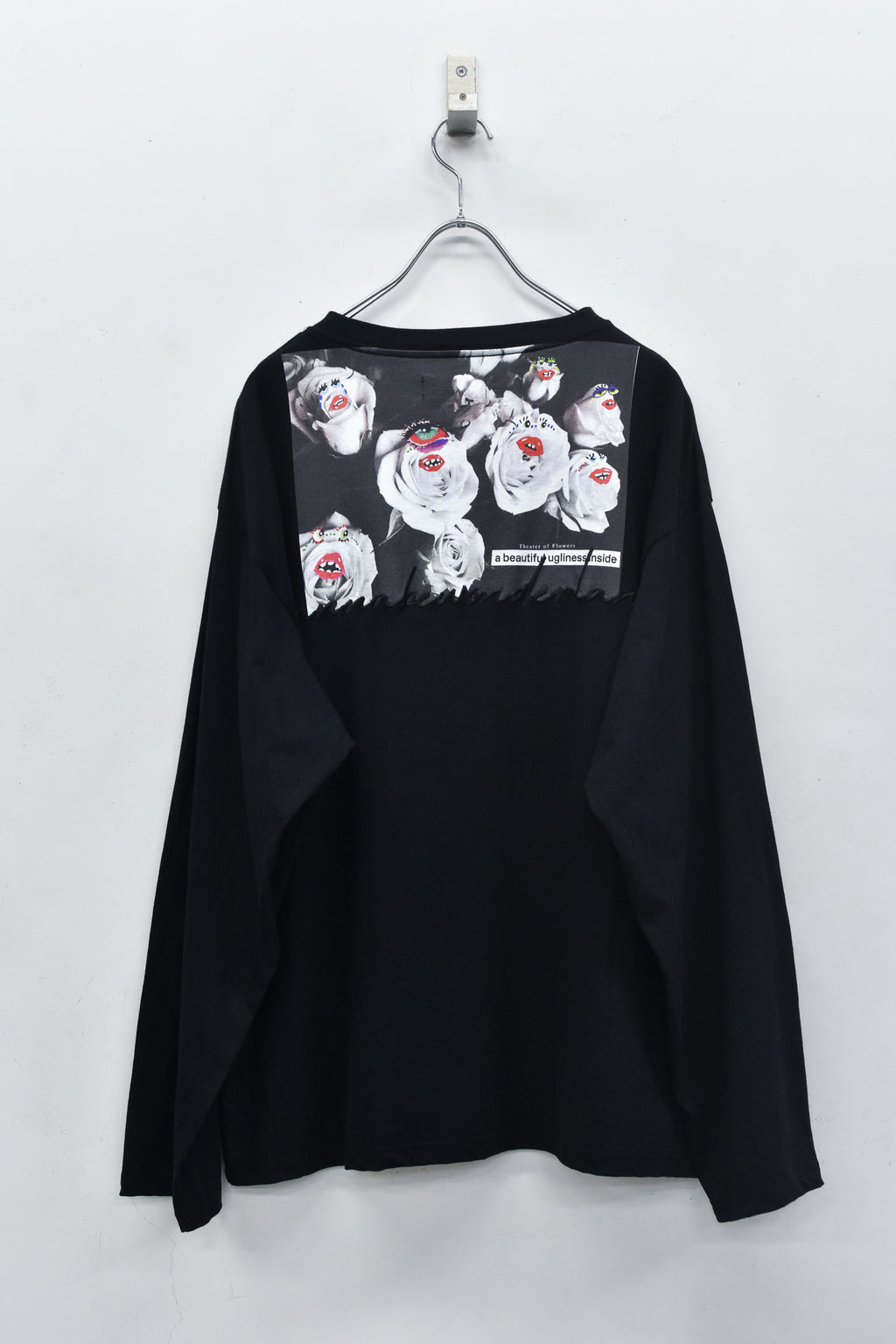 Letter Embroidery Long Sleeve Shirt