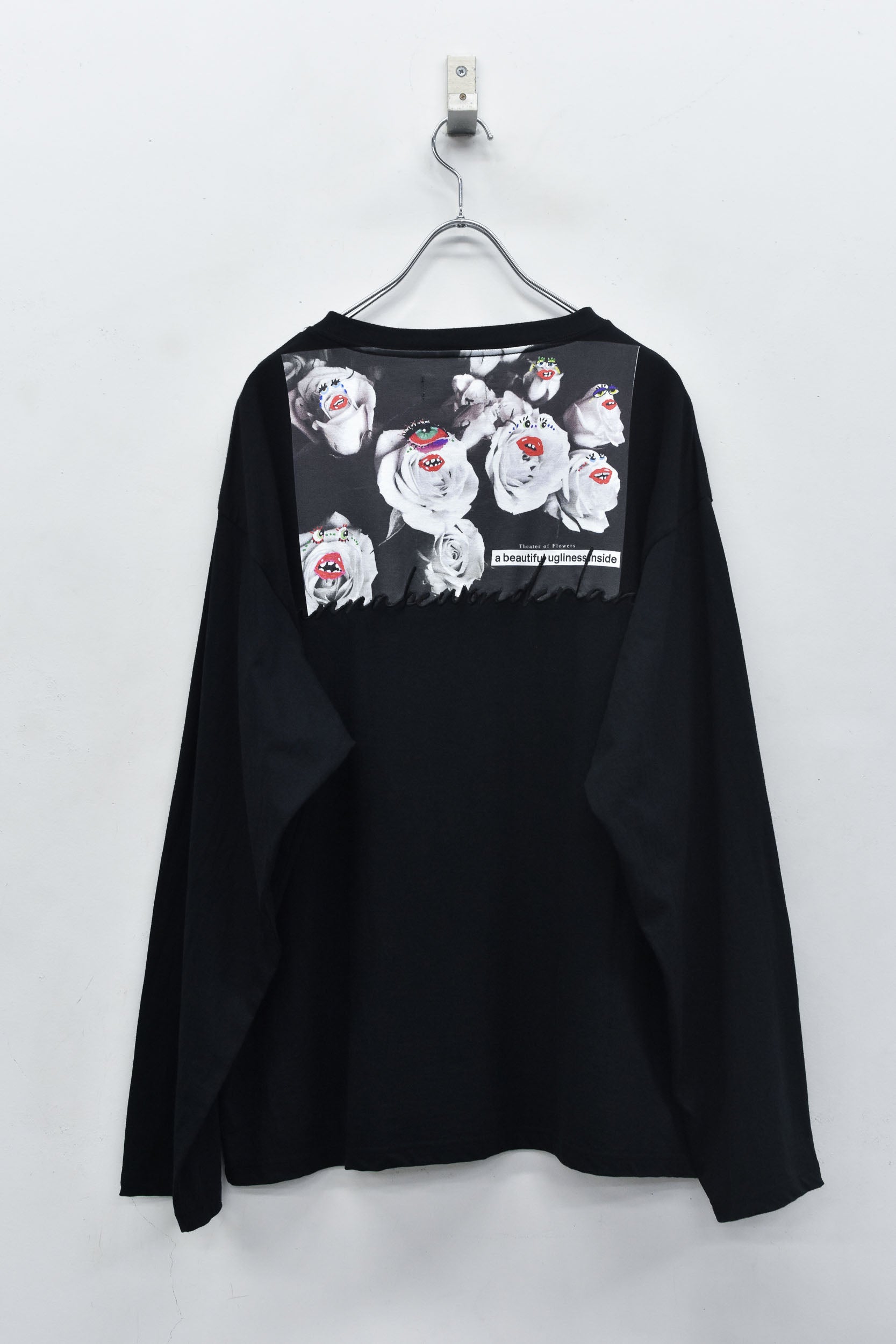 Letter Embroidery Long Sleeve Shirt