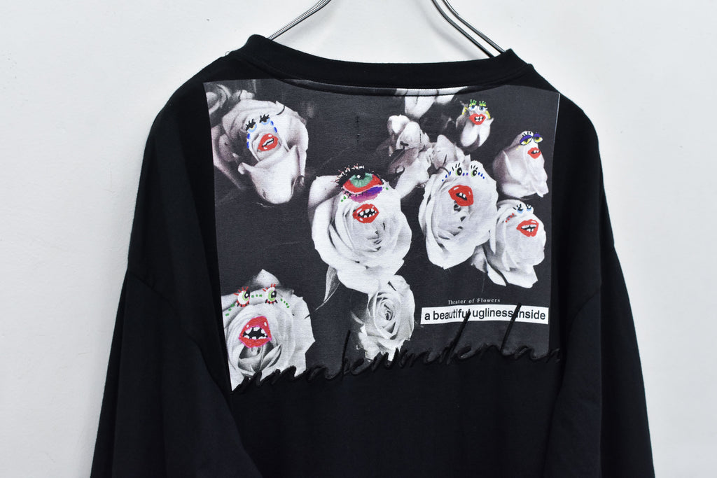 Letter Embroidery Long Sleeve Shirt