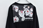 Letter Embroidery Long Sleeve Shirt
