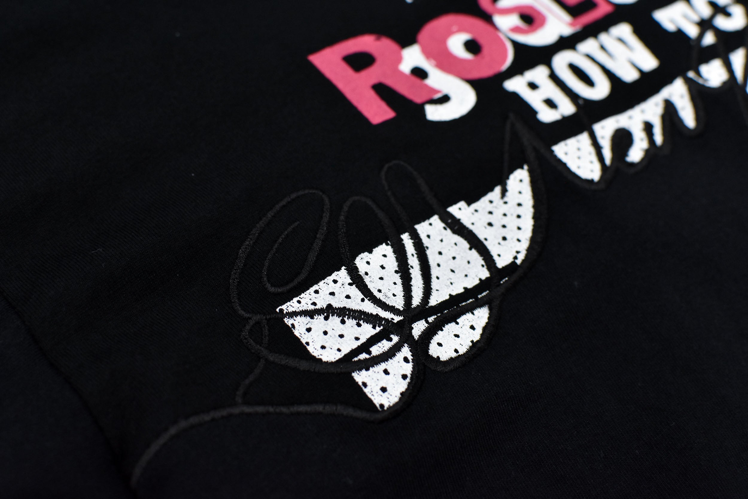 Letter Embroidery Long Sleeve Shirt