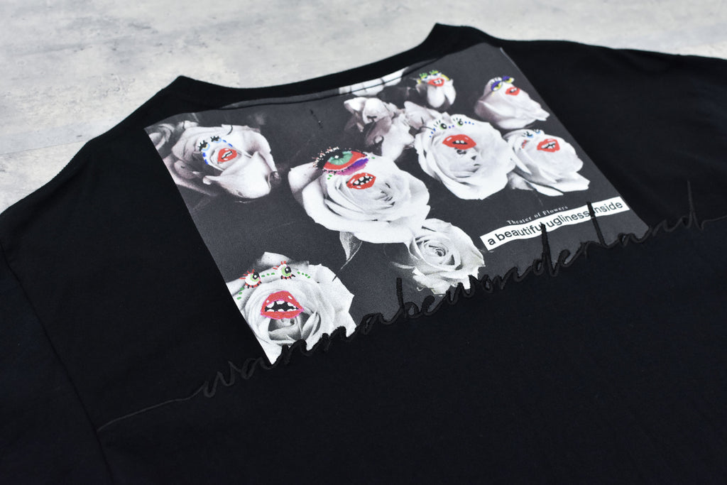 Letter Embroidery Long Sleeve Shirt
