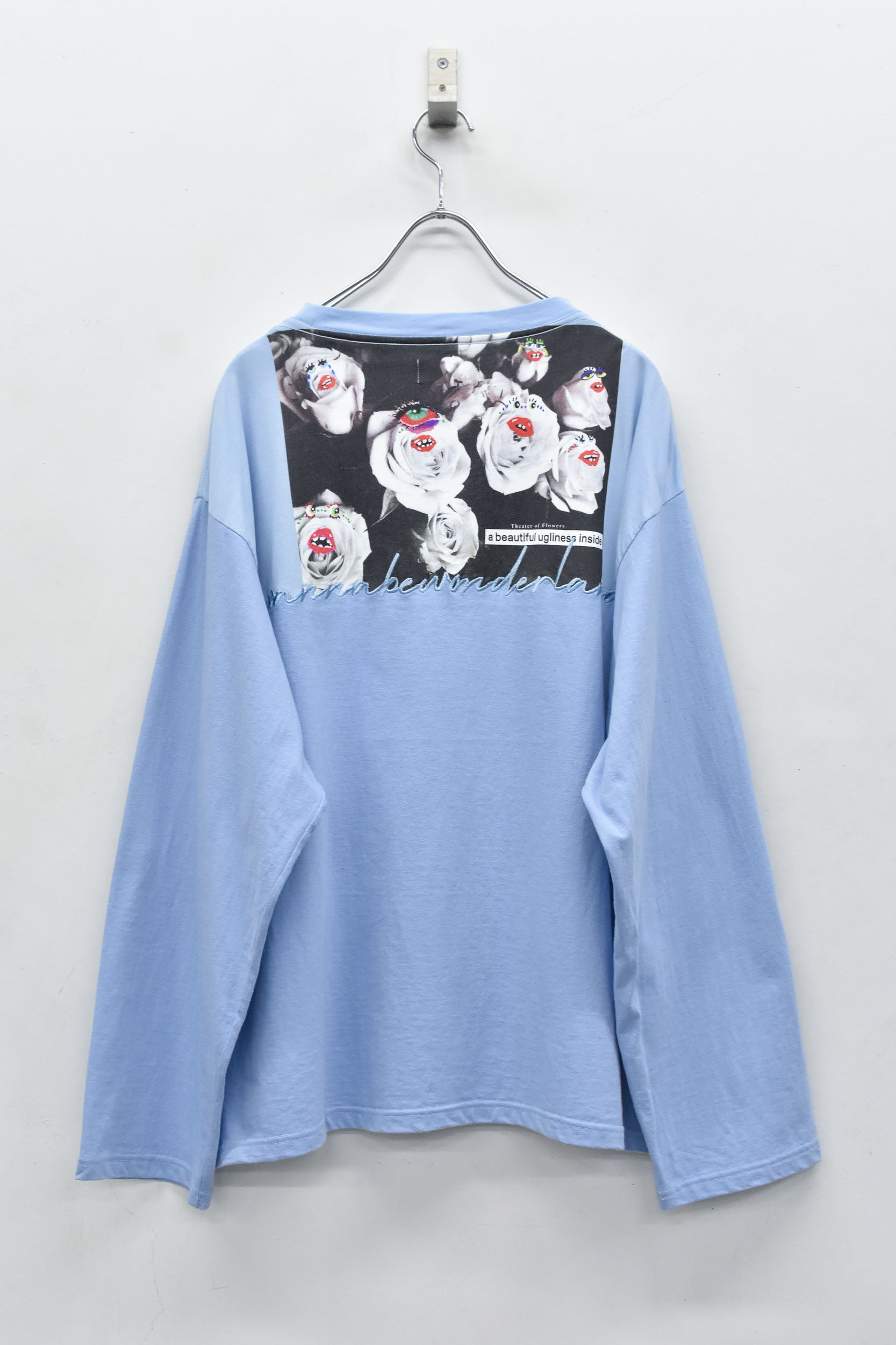 Letter Embroidery Long Sleeve Shirt