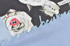 Letter Embroidery Long Sleeve Shirt