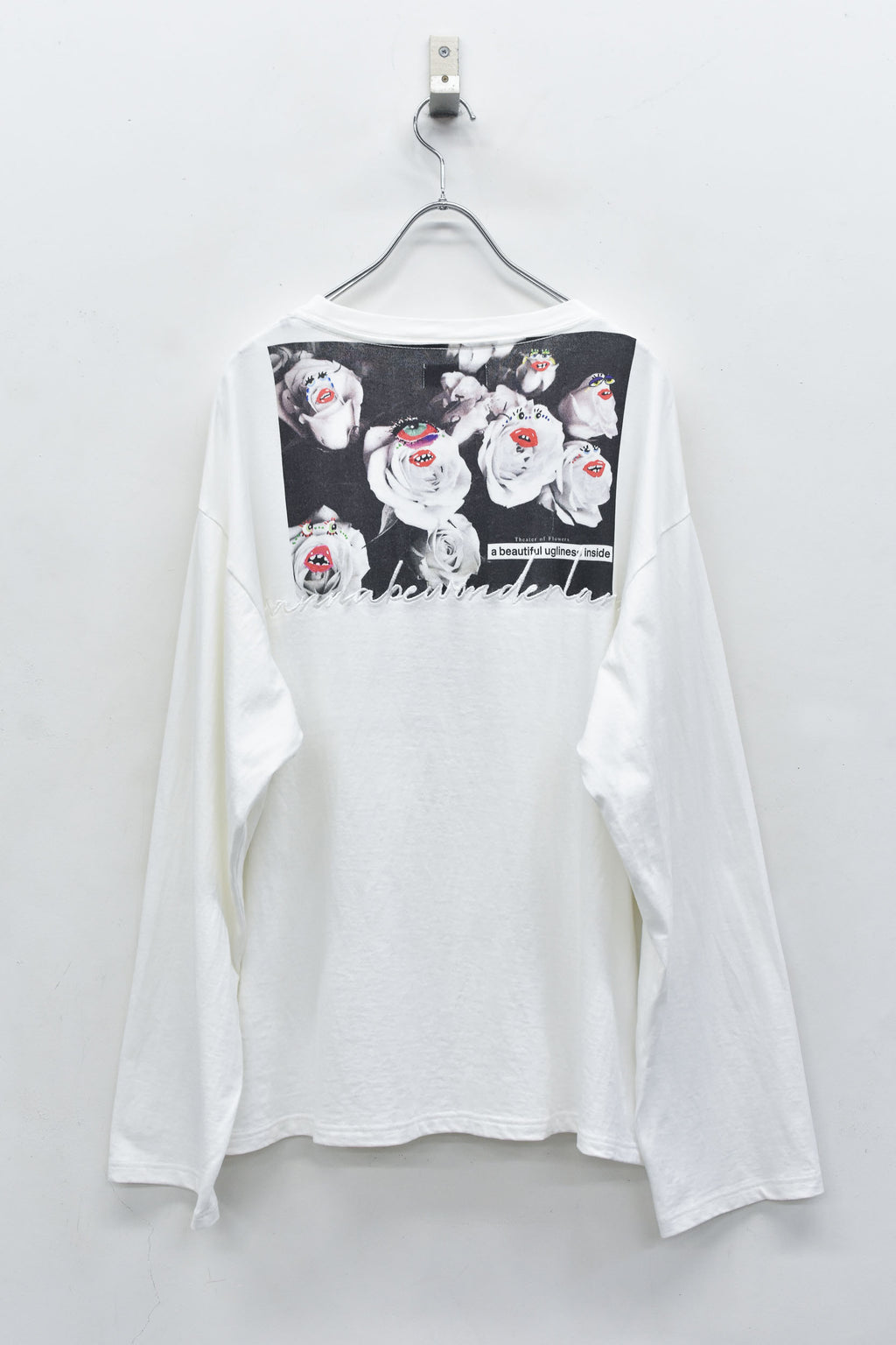 Letter Embroidery Long Sleeve Shirt