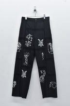 Ladder Race×Embroidery Pants