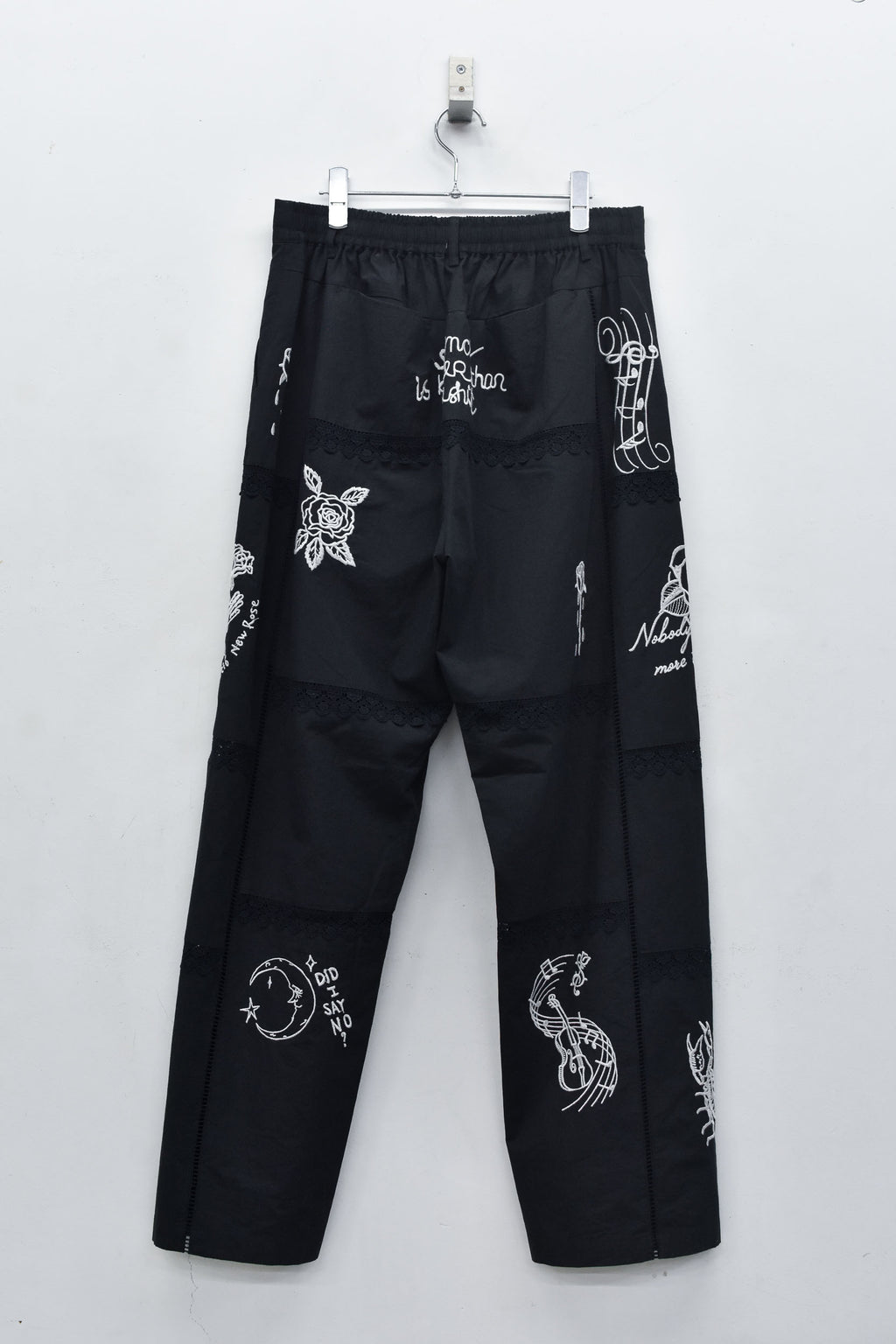 Ladder Race×Embroidery Pants