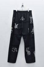 Ladder Race×Embroidery Pants
