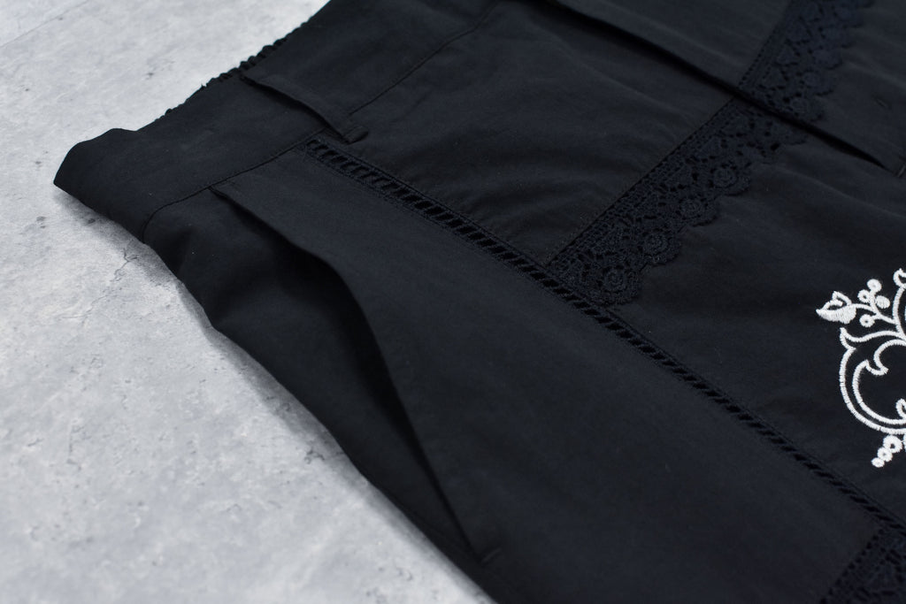 Ladder Race×Embroidery Pants