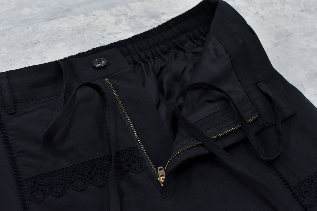 Ladder Race×Embroidery Pants