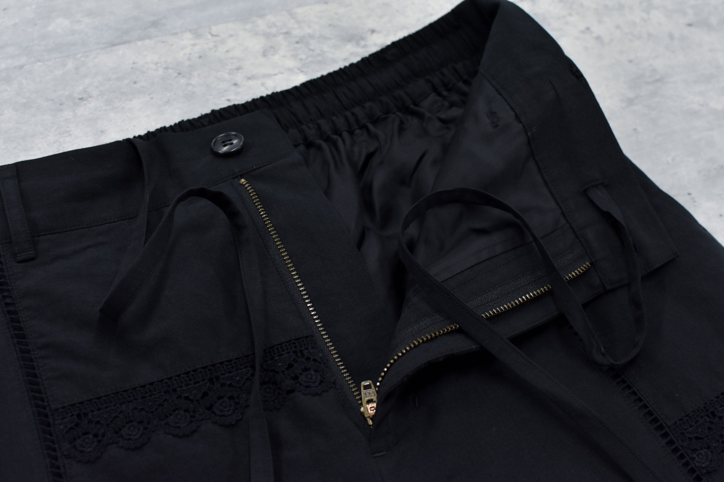 Ladder Race×Embroidery Pants