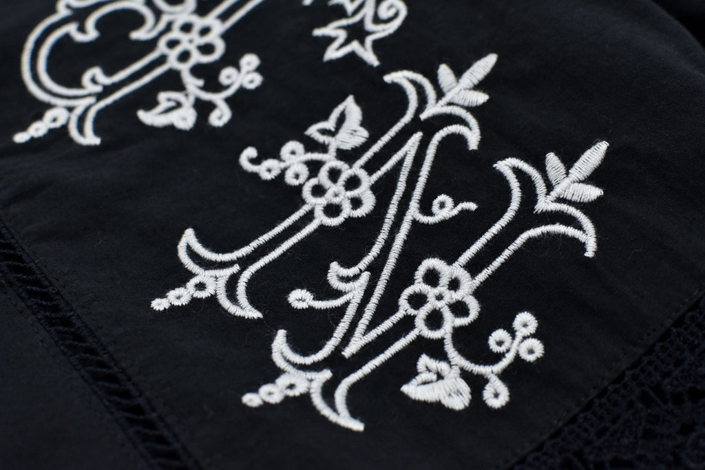 Ladder Race×Embroidery Pants