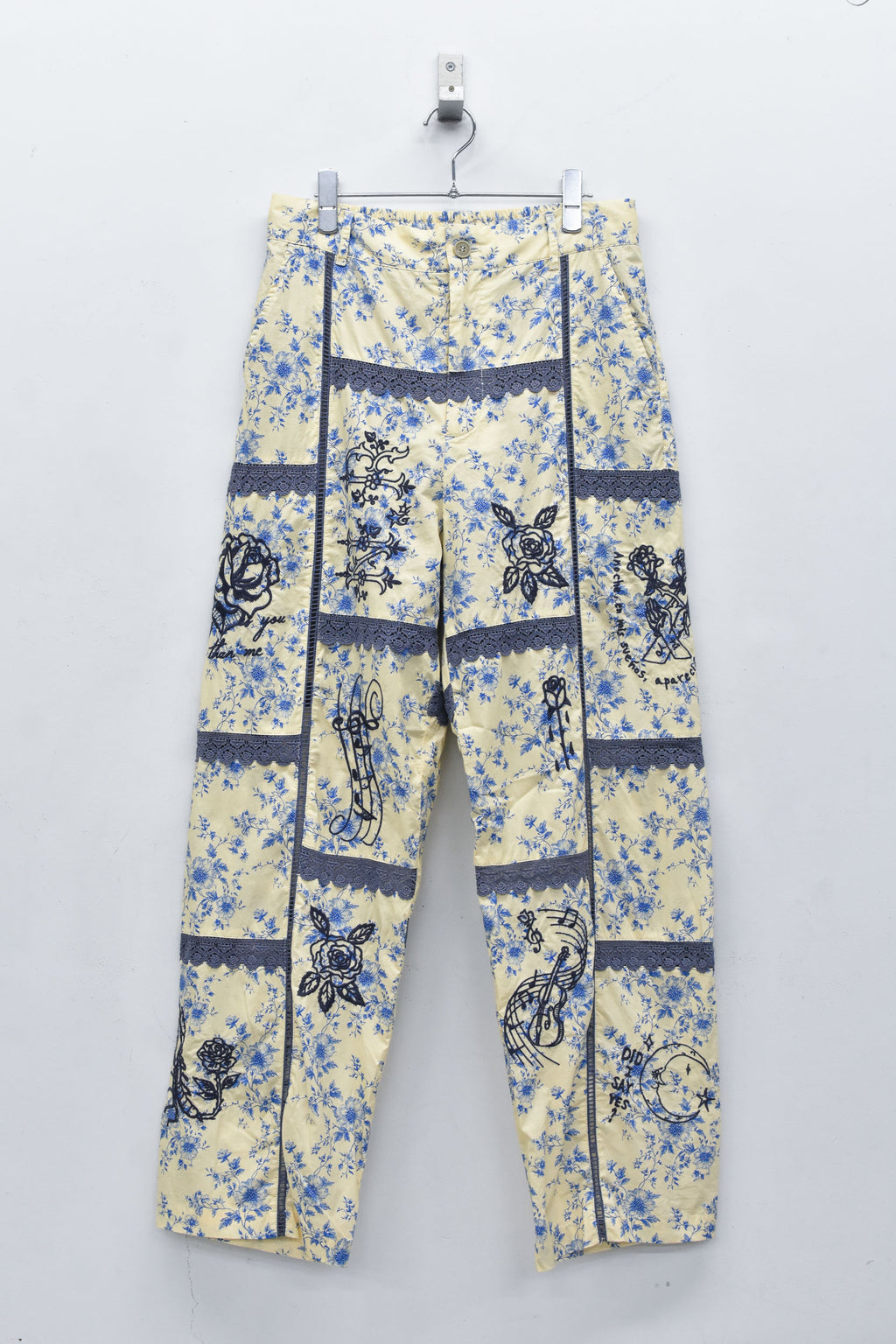 Ladder Race×Embroidery Pants