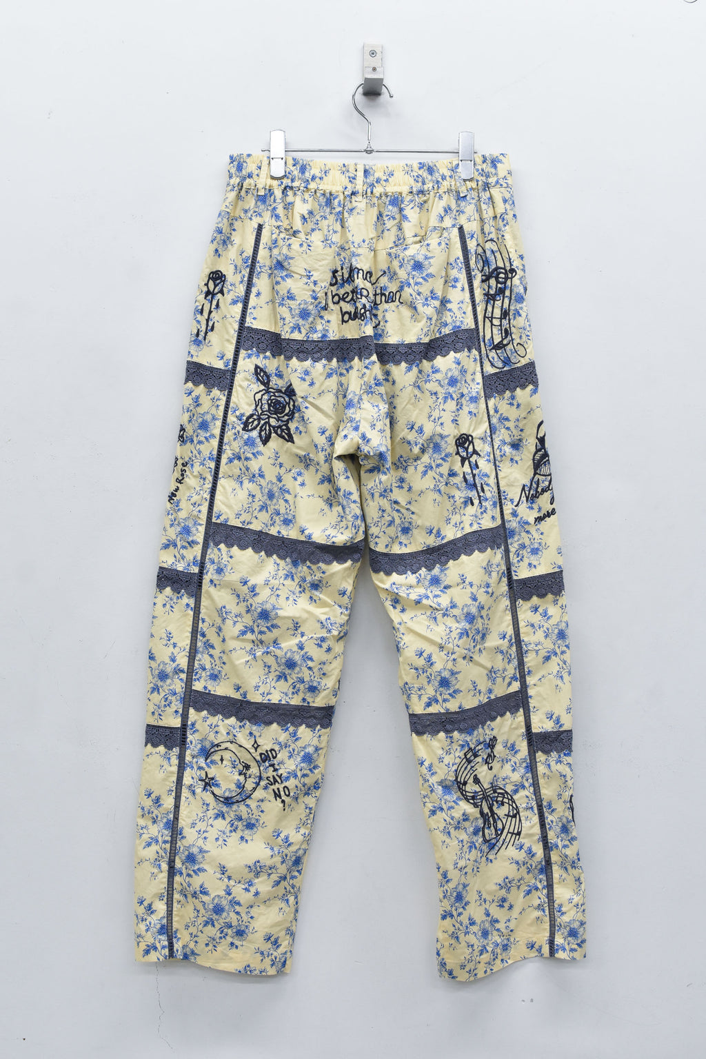Ladder Race×Embroidery Pants