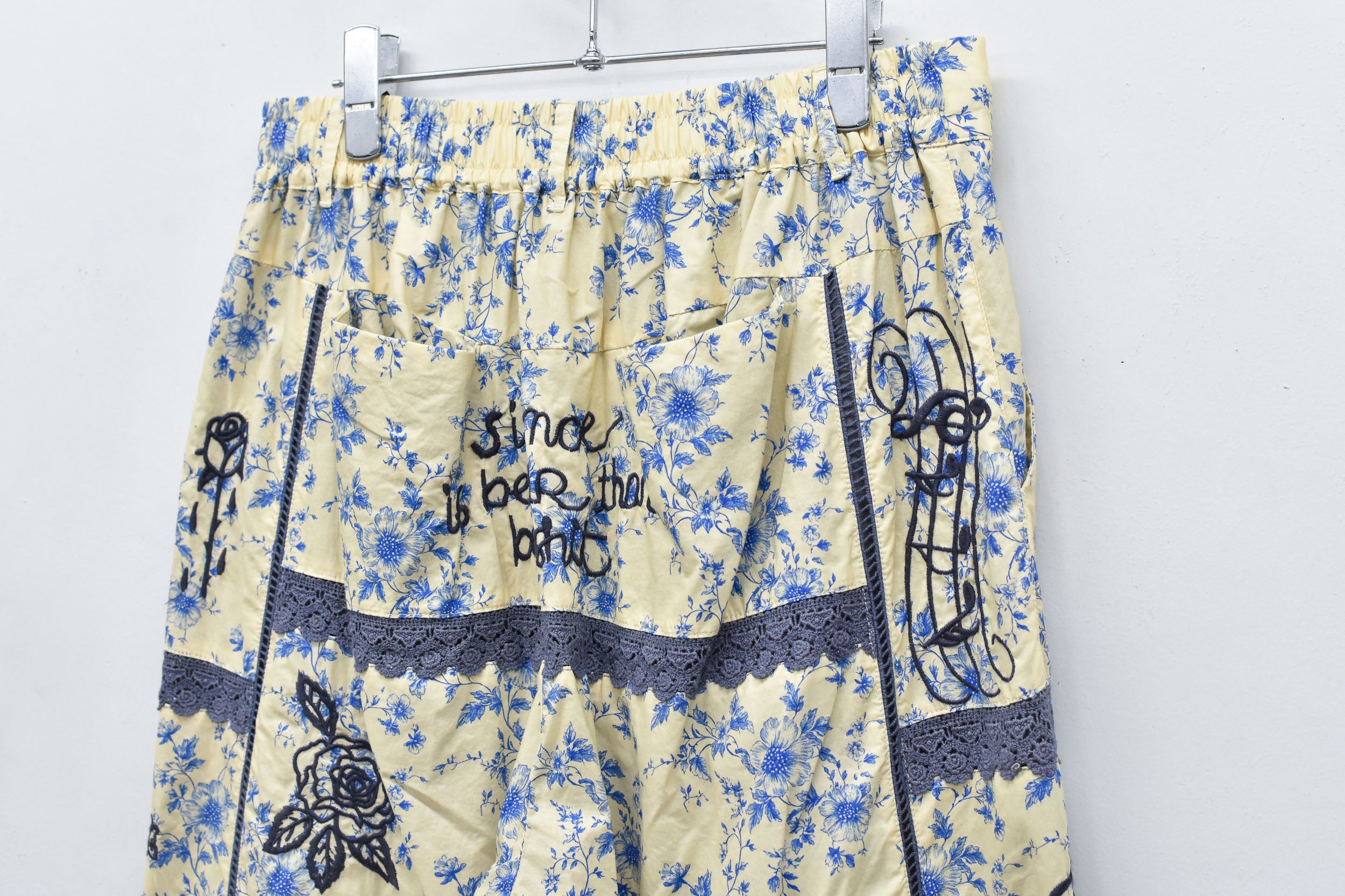Ladder Race×Embroidery Pants