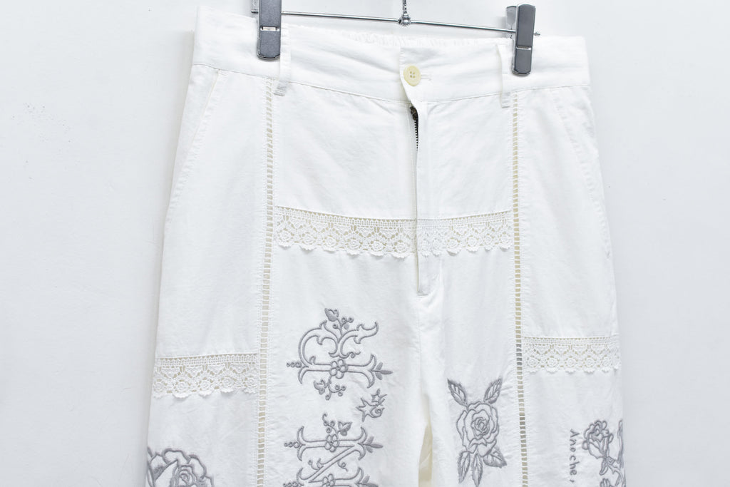 Ladder Race×Embroidery Pants