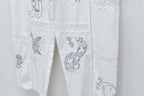 Ladder Race×Embroidery Pants