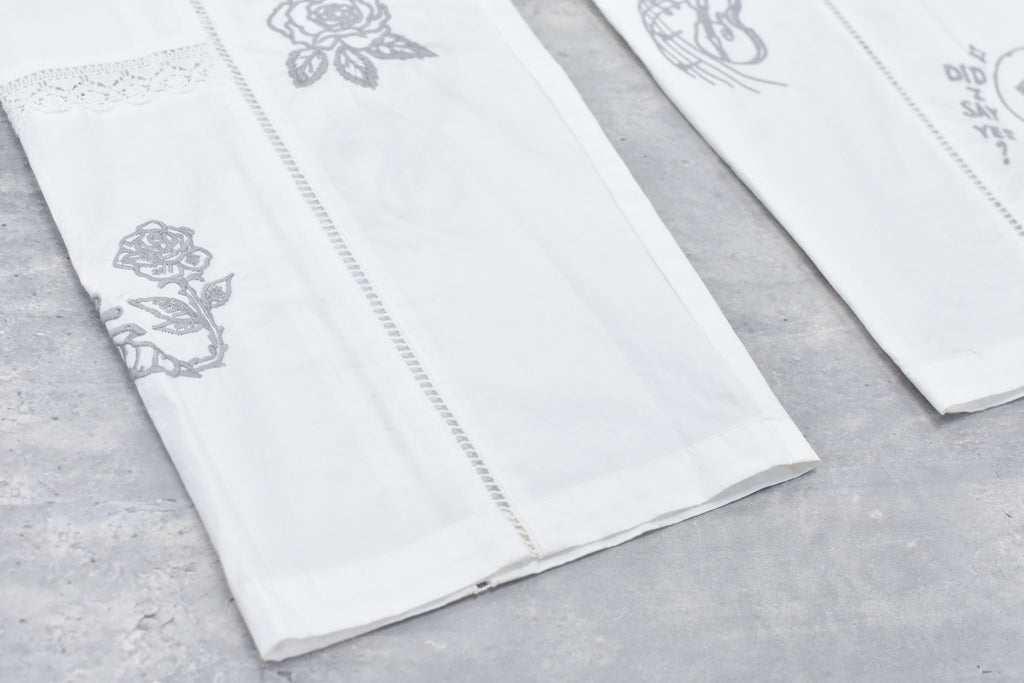 Ladder Race×Embroidery Pants