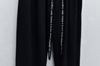 Jersey Tuck Pants / embroidery cord