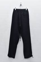 Jersey Tuck Pants / embroidery cord