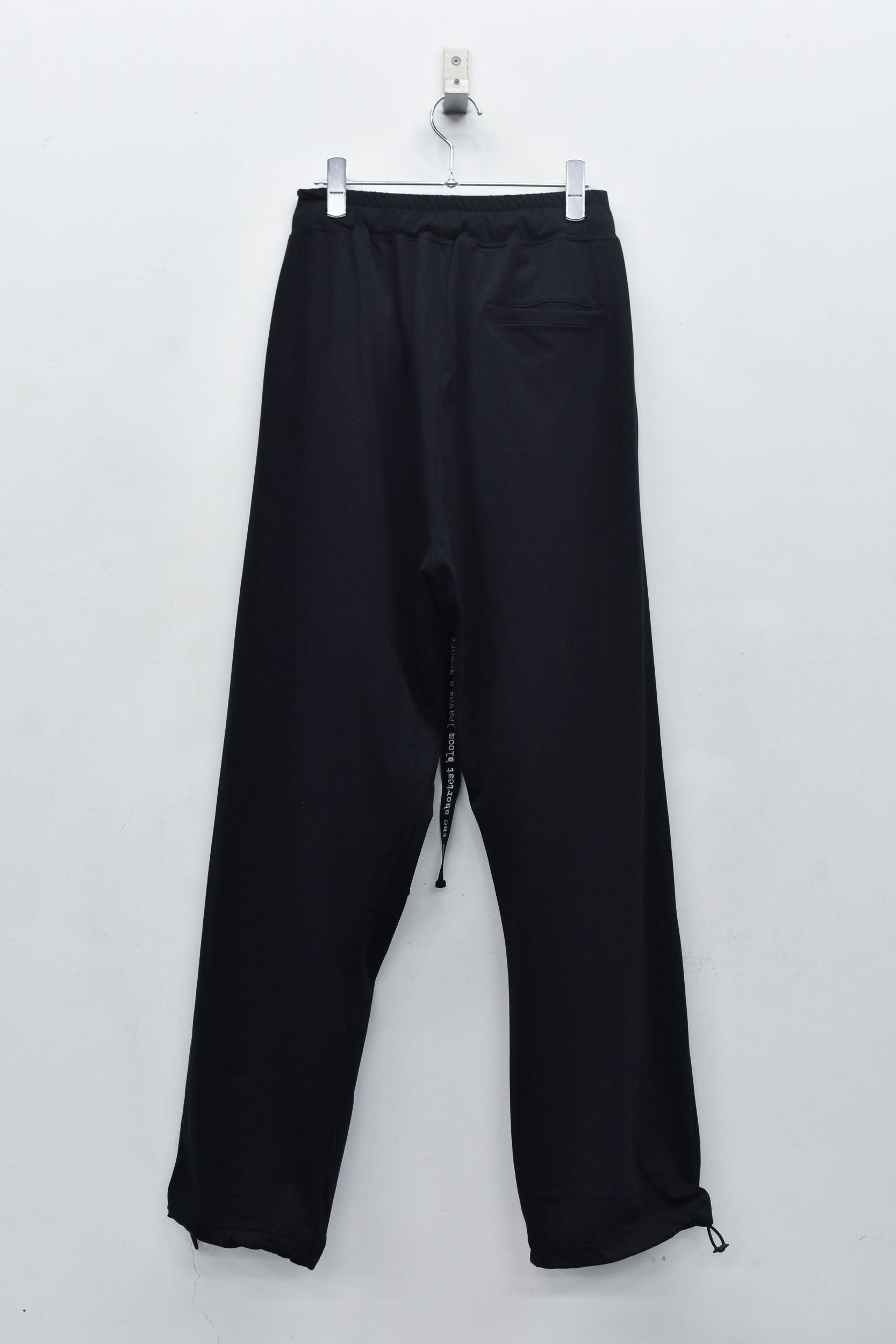 Jersey Tuck Pants / embroidery cord