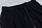 Jersey Tuck Pants / embroidery cord