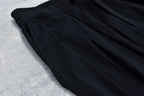 Jersey Tuck Pants / embroidery cord