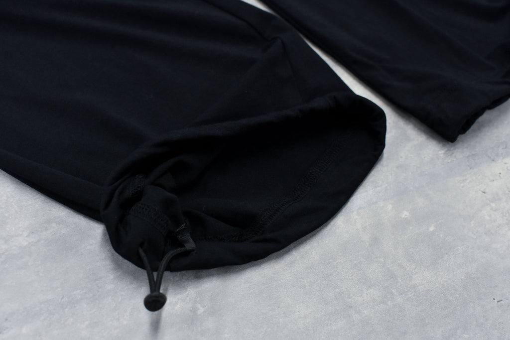 Jersey Tuck Pants / embroidery cord