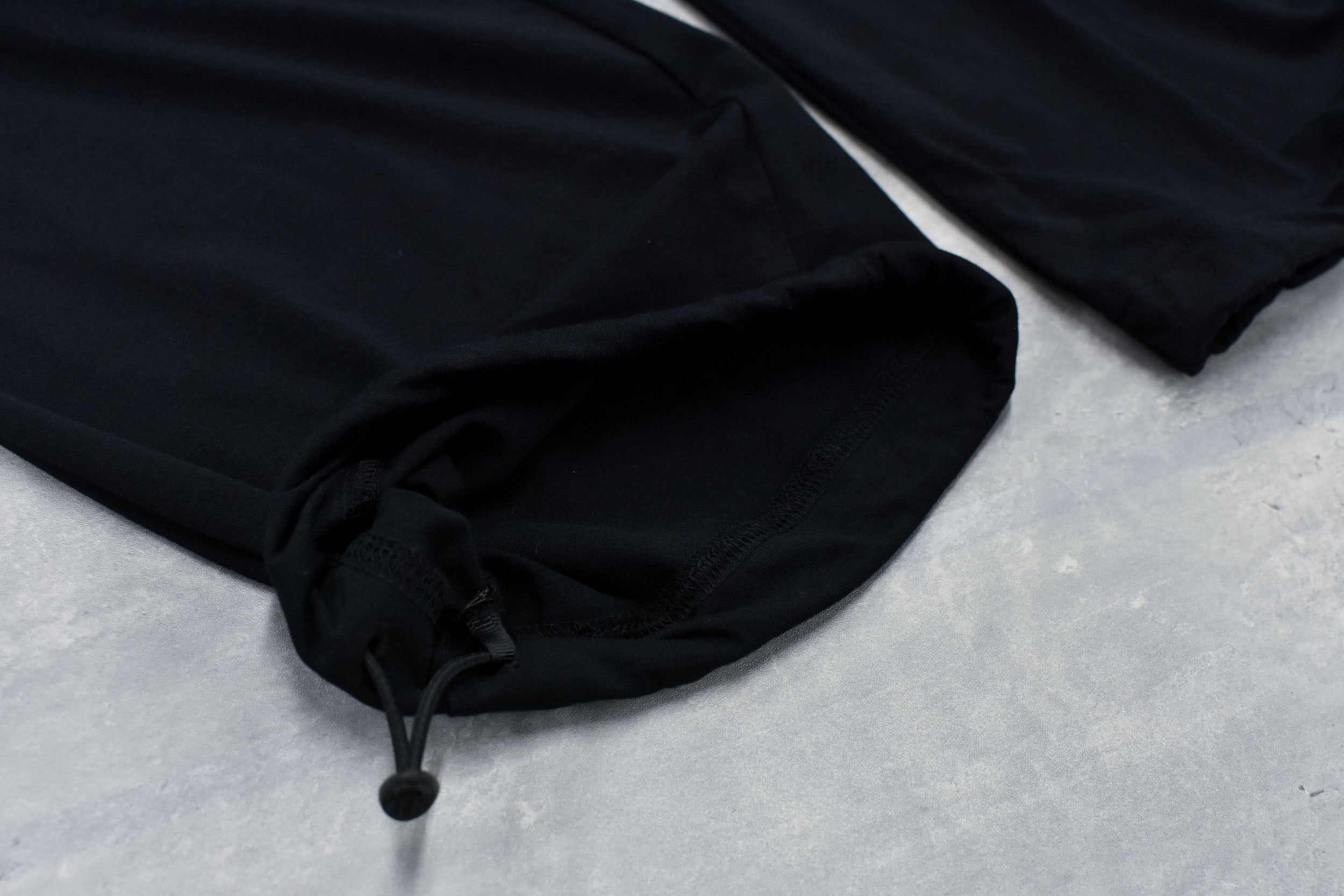 Jersey Tuck Pants / embroidery cord