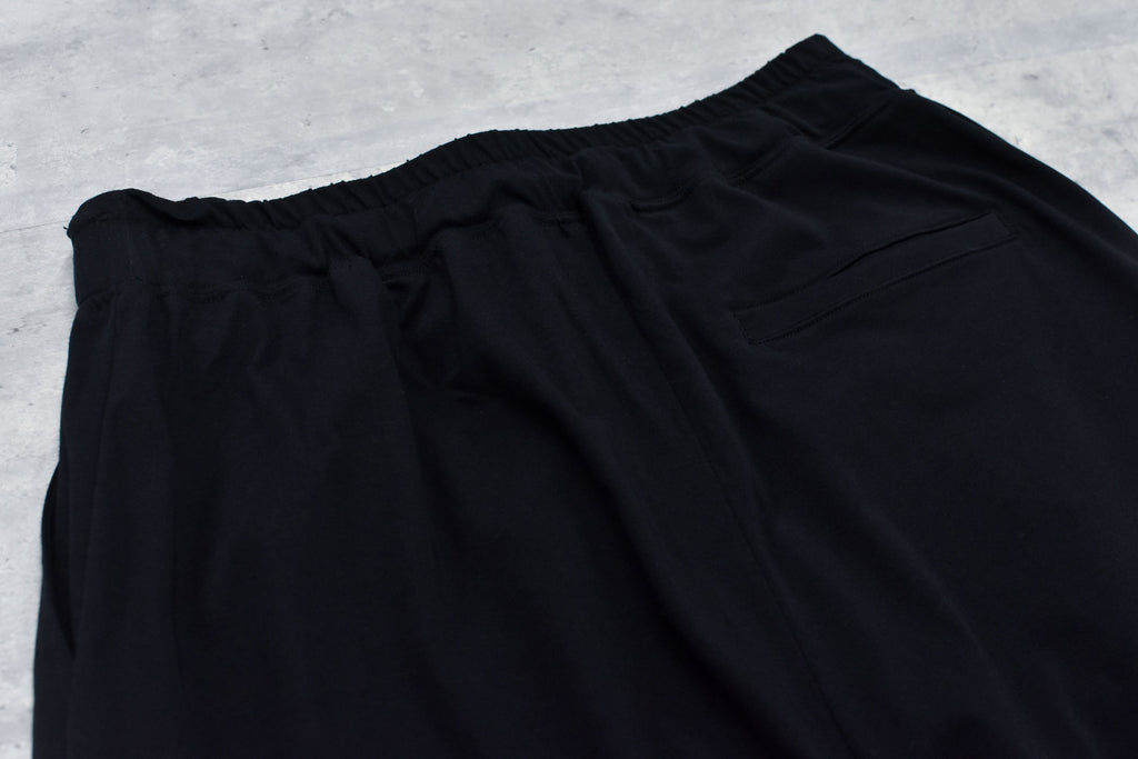 Jersey Tuck Pants / embroidery cord