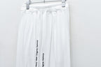 Jersey Tuck Pants / embroidery cord