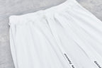 Jersey Tuck Pants / embroidery cord
