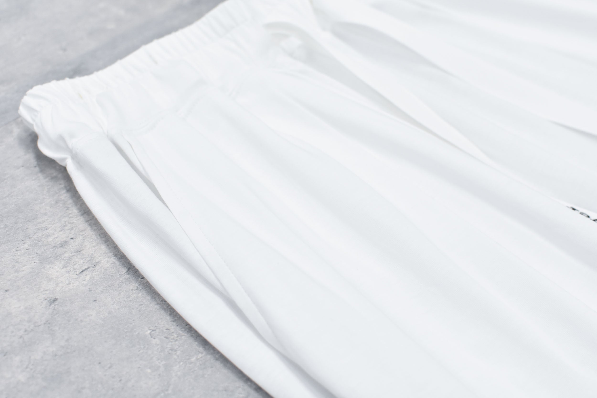 Jersey Tuck Pants / embroidery cord