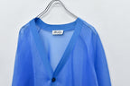 Sheer Knit Cardigan / Airbrush