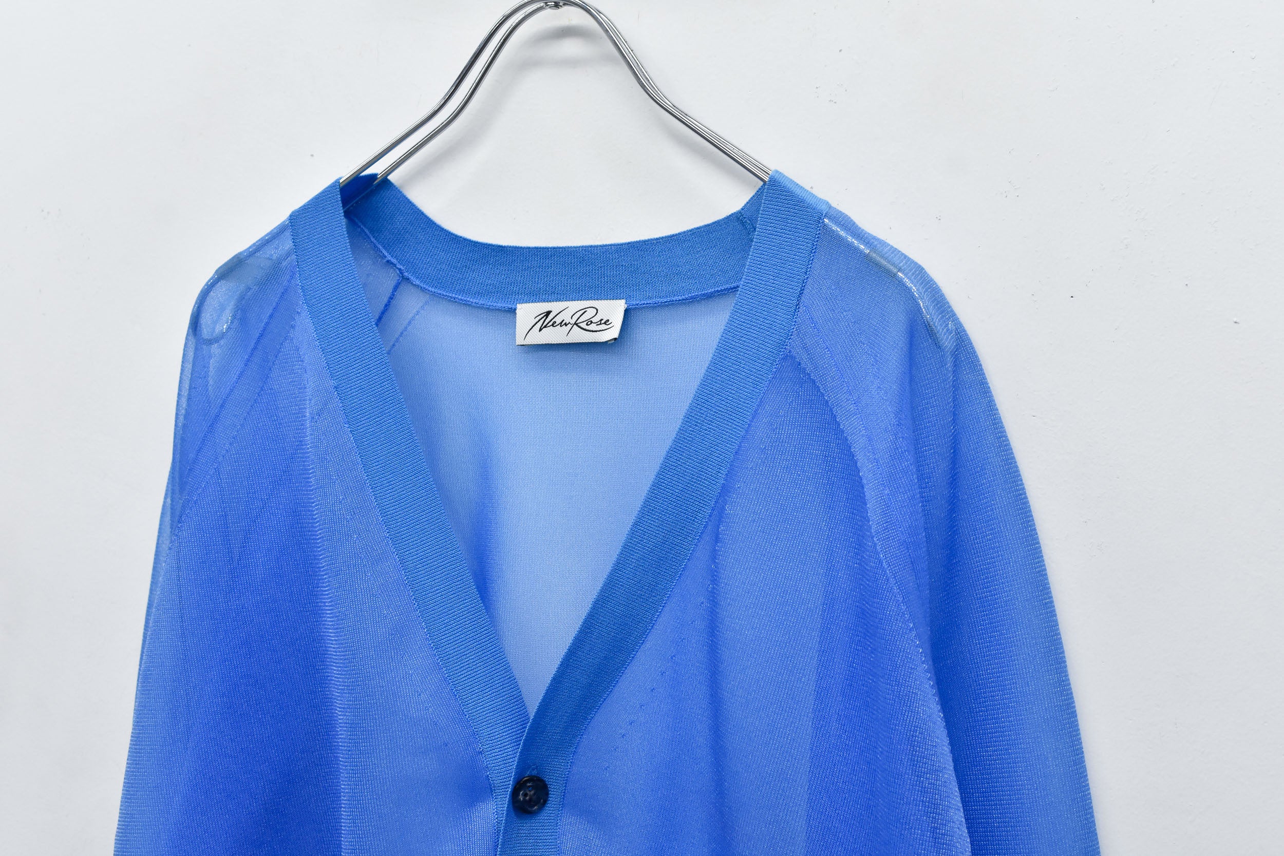 Sheer Knit Cardigan / Airbrush