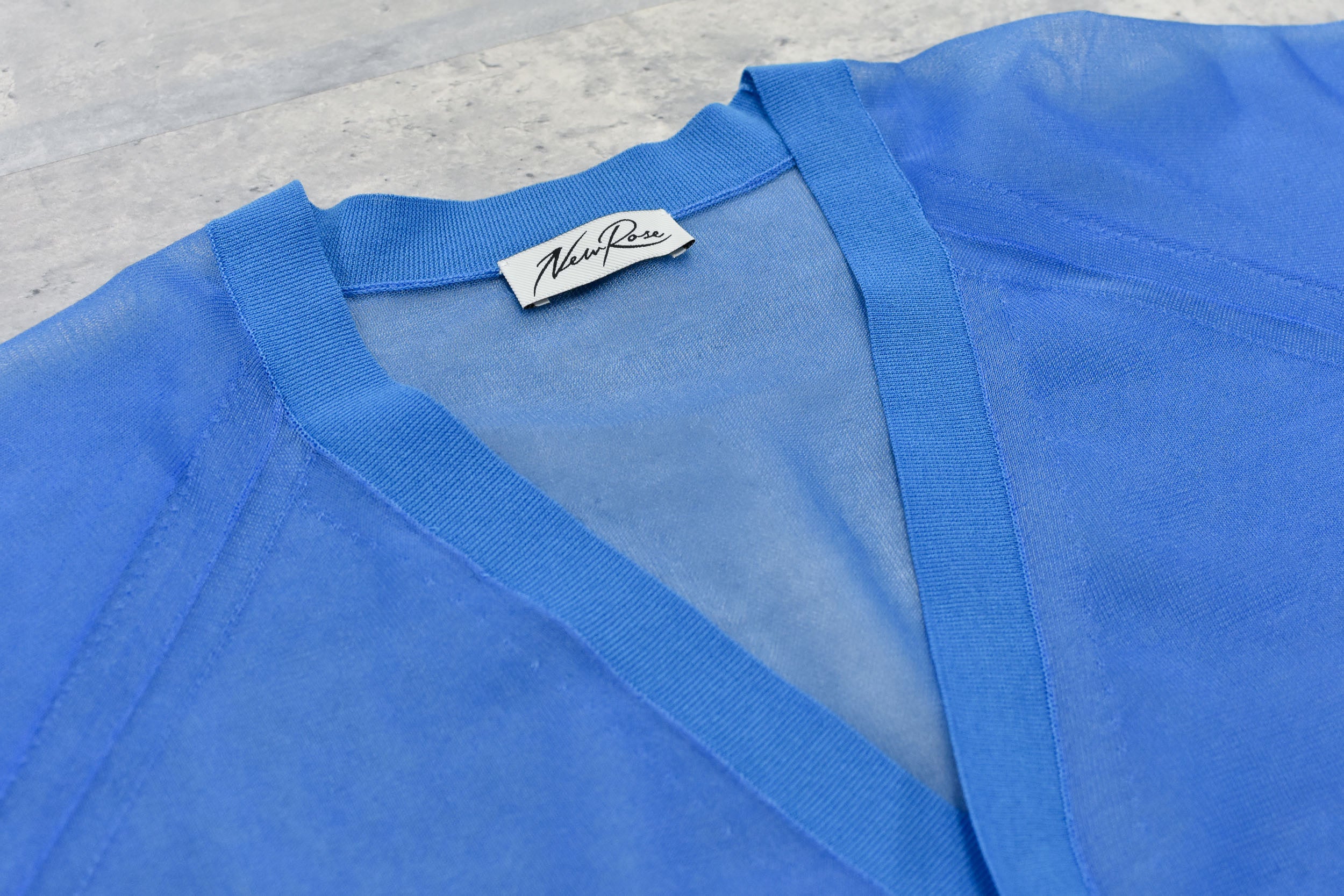 Sheer Knit Cardigan / Airbrush