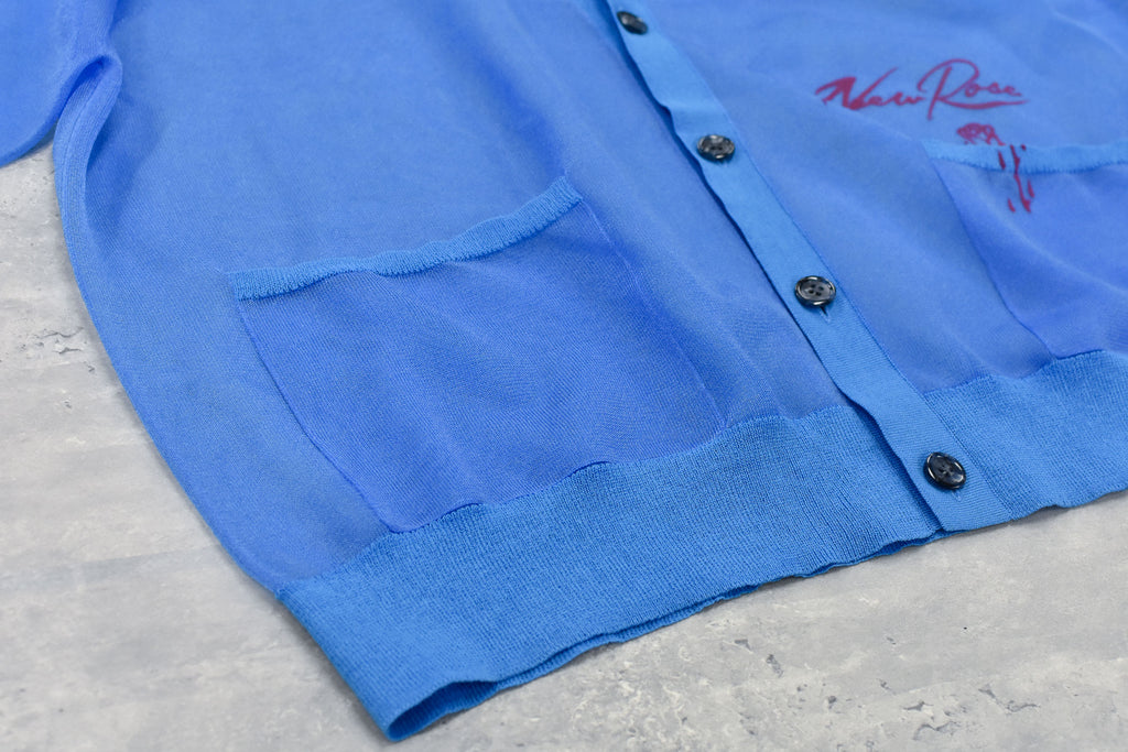 Sheer Knit Cardigan / Airbrush