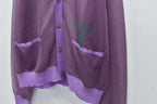 Sheer Knit Cardigan / Airbrush