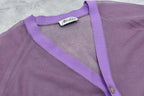 Sheer Knit Cardigan / Airbrush