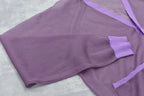 Sheer Knit Cardigan / Airbrush