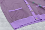 Sheer Knit Cardigan / Airbrush
