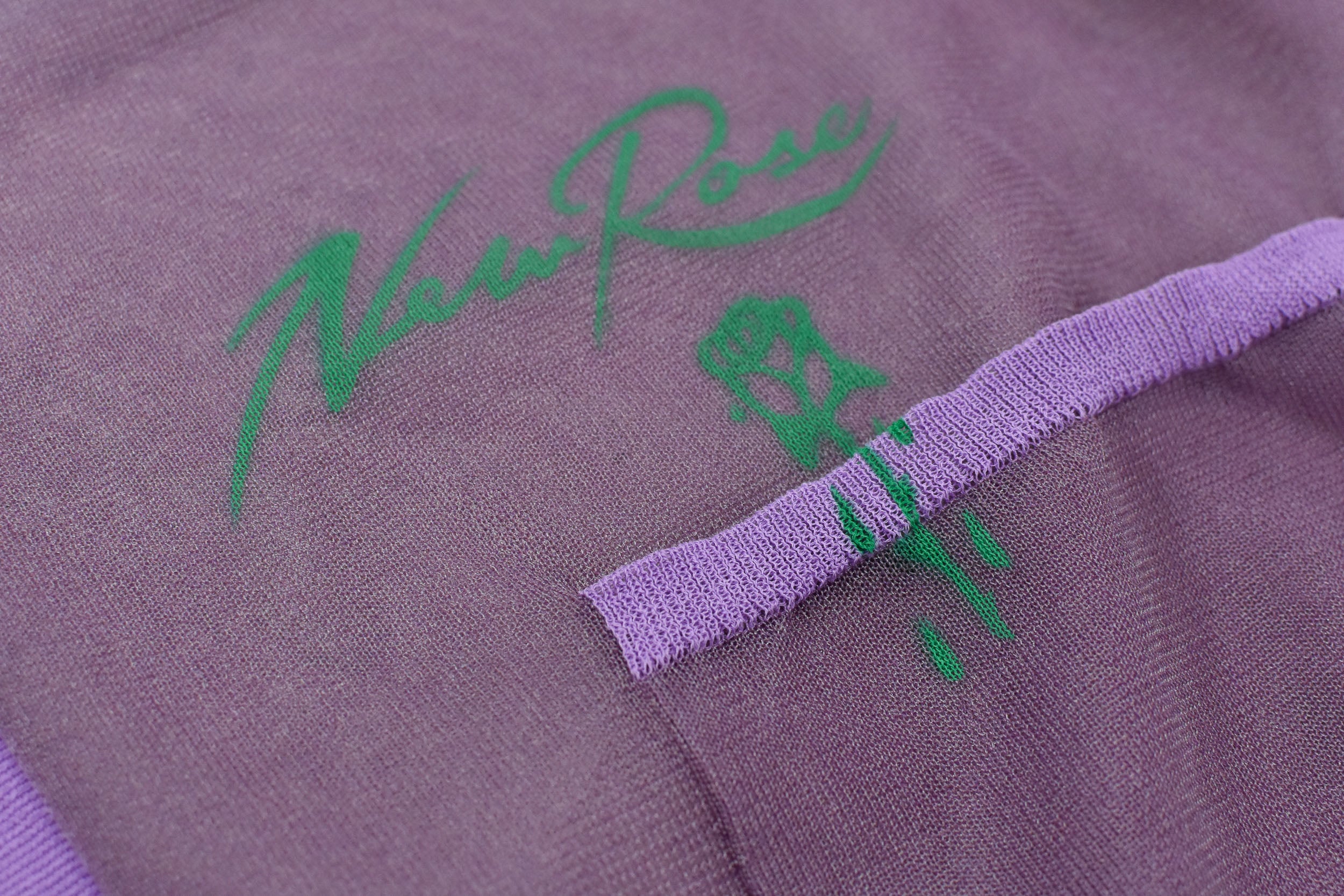 Sheer Knit Cardigan / Airbrush