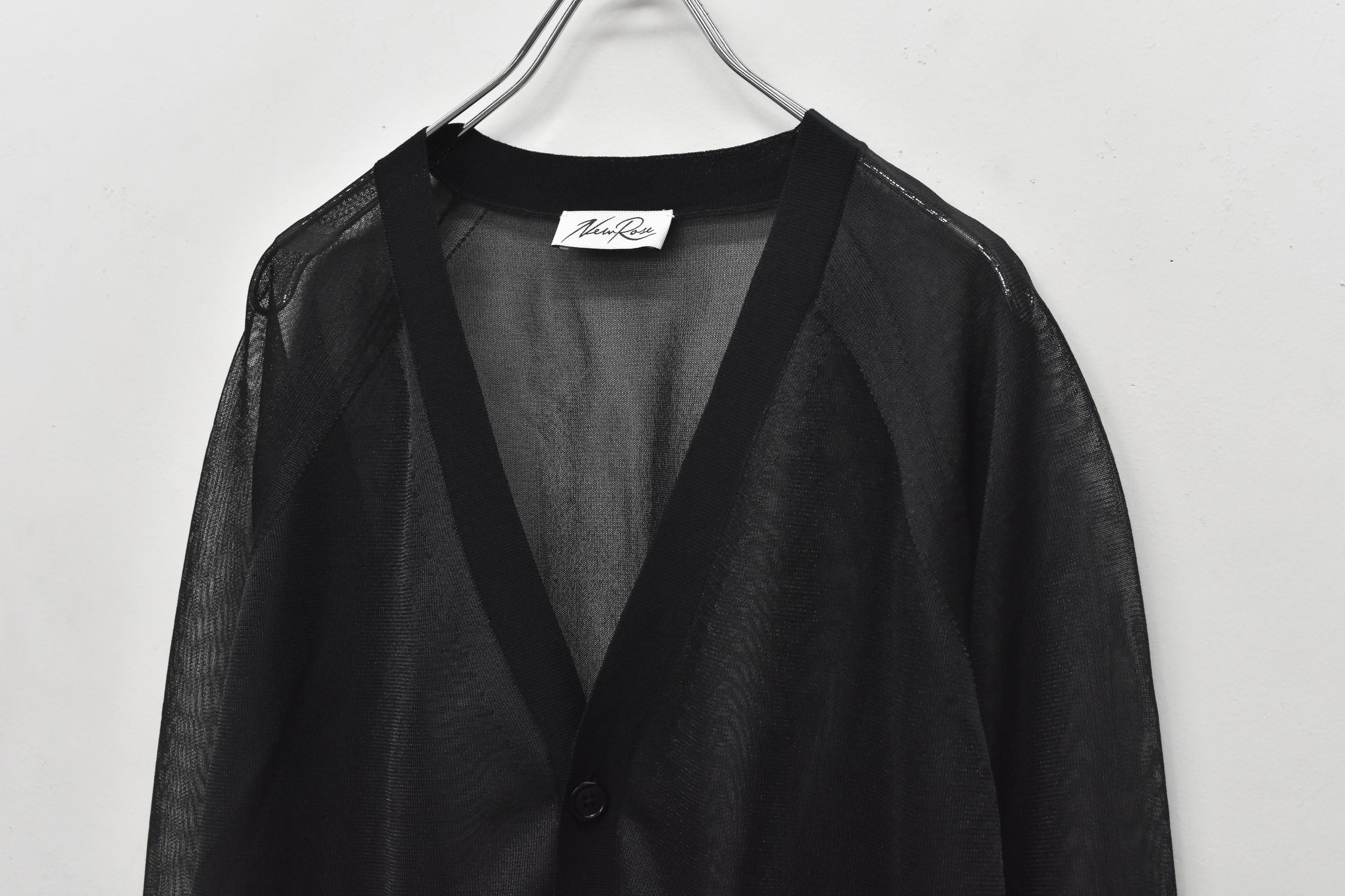 Sheer Knit Cardigan / Airbrush