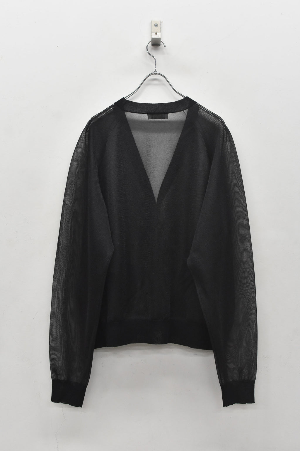 Sheer Knit Cardigan / Airbrush