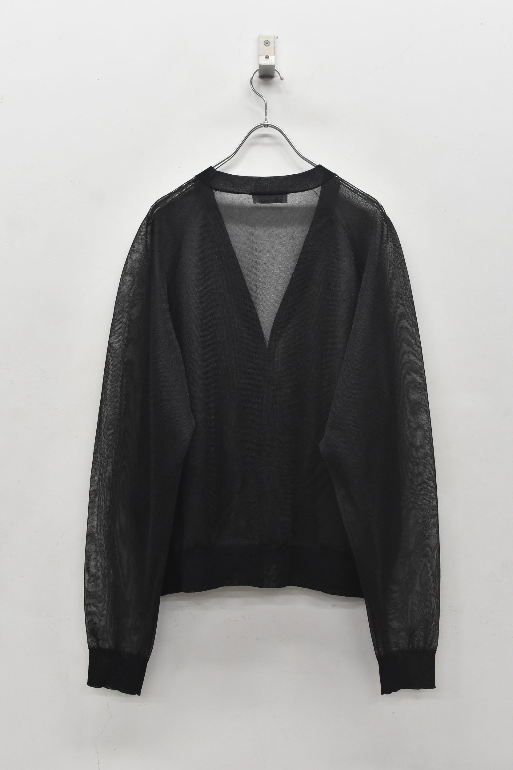 Sheer Knit Cardigan / Airbrush