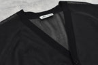 Sheer Knit Cardigan / Airbrush