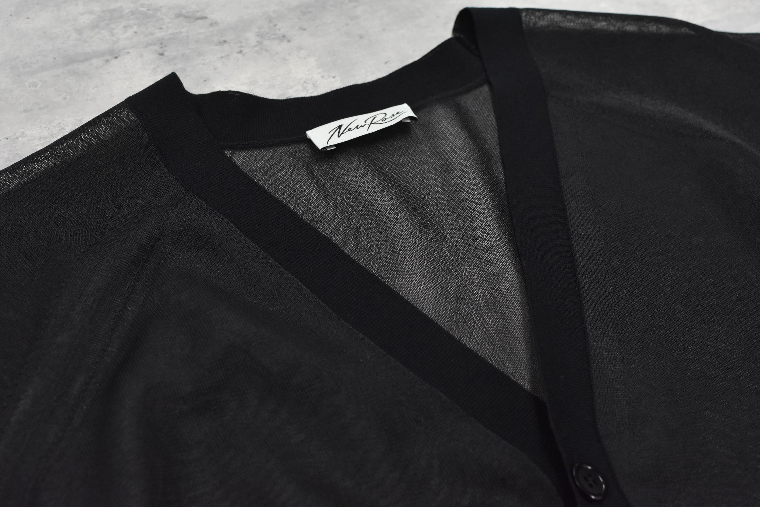 Sheer Knit Cardigan / Airbrush