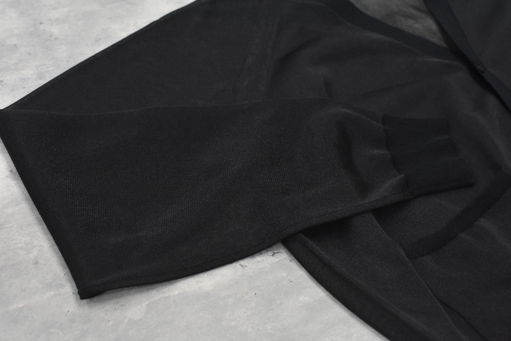 Sheer Knit Cardigan / Airbrush