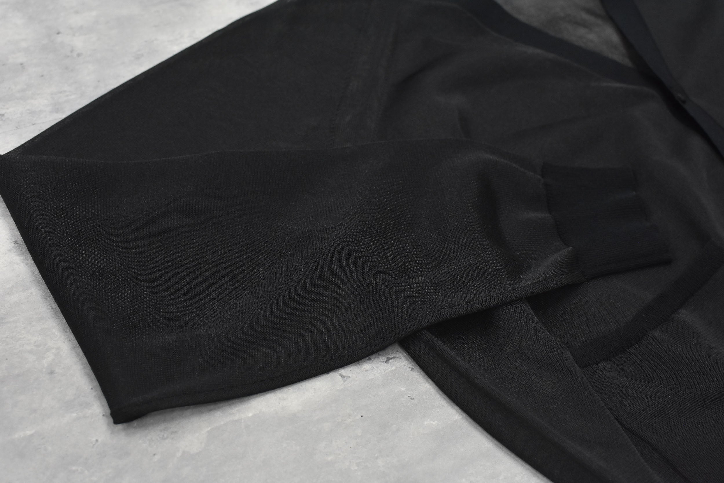Sheer Knit Cardigan / Airbrush