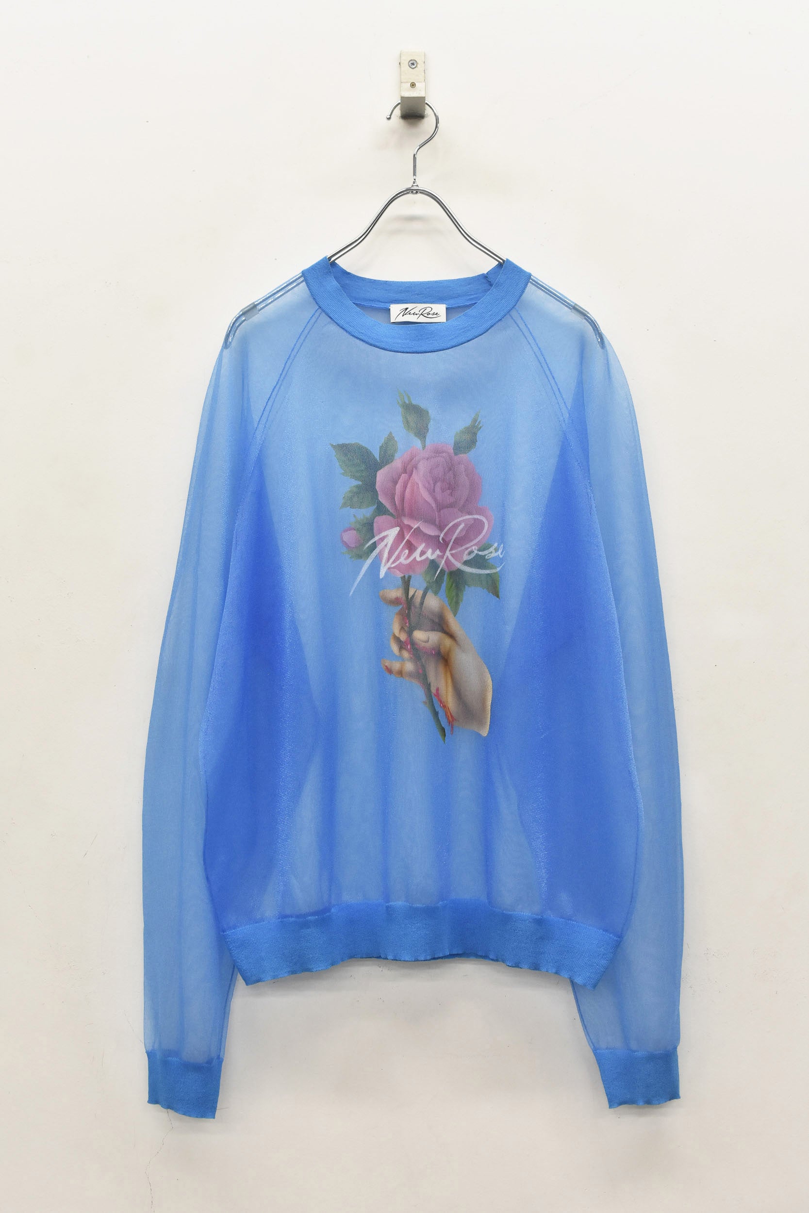 Sheer Knit Pullover / Airbrush
